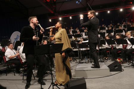 STOLETJE NAVDIHA 50. božično novoletni koncert Godbe Cerknica 77 Foto Ljubo Vukelič